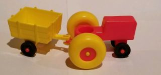 Fisher Price Little People Farm Tractor With Wagon