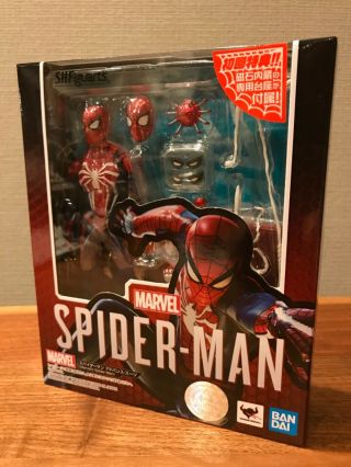 Bandai S.  H.  Figuarts Marvel’s Spider - Man Advanced Suit Ps4 Gamer Verse Mib