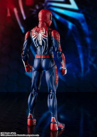 Bandai S.  h.  figuarts Marvel’s Spider - man Advanced suit PS4 Gamer Verse MIB 5
