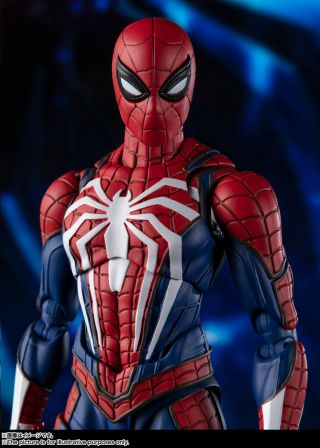 Bandai S.  h.  figuarts Marvel’s Spider - man Advanced suit PS4 Gamer Verse MIB 7
