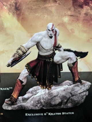 God Of War Ascension Kratos Collectors Edition Sony Statue Figure Only