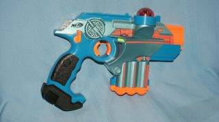 Nerf Blue Lazer Tag Phoenix Ltx Laser Blaster Pistol Tiger Electronics Gun