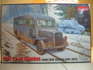 Roden 1/35 Opel 3.  6 - 47 Omnibus Model W39 Ludewig - Built Early 807