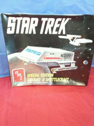 1991amt Ertl Star Trek Galileo Ii Shuttlecraft Model Kit