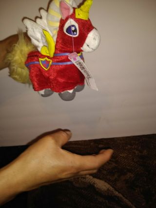7 " Neopets Unicorn Pegasus Knights Horse Plush Stuffed Animal