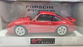 1:18 Ut Models Porsche 911 Carrera Rs (993) Red