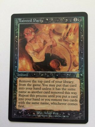 Mtg Magic The Gathering Tainted Pact - Foil Card - Never Played
