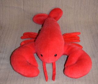 Vintage 1996 Mary Meyer Red Lobster Plush Poseable Moveable 17 " Euc