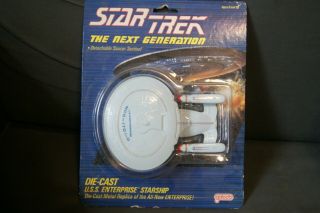 Vintage Star Trek The Next Generation Die Cast Uss Enterprise 1988
