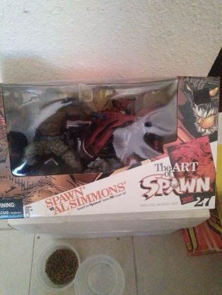 Mcfarlane Toys The Art Of Spawn Series 27 Spawn Vs Al Simmons Boxed Set Issue 86