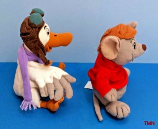 Disney The Rescuers Down Under Movie Bernard and Orville Plush Stuffed Toys 6 