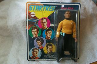 Vintage 1974 Mego Star Trek Captain Kirk Action Figure Never Opened