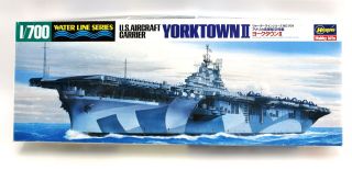 Hasegawa Us Aircraft Carrier Yorktown Ii Water Line Ship Model Kit 1:700 44709