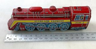 Vintage Masudaya/modern Toys Overland Express Locomotive Looks Nice/not