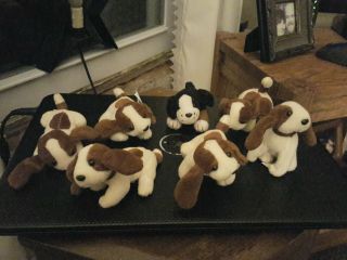 Kids Of America Corp 7 - 3 Inch Stuffed Plush Animal Puppies