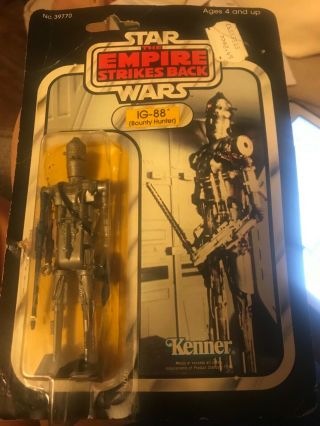 Kenner Ig - 88 Bounty Hunter Action Figure In Package,  Never Played With