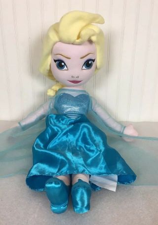26” Disney Just Play Frozen Elsa Plush Stuffed Doll