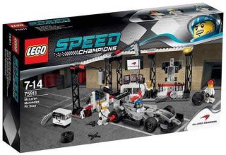 Lego Speed Champions Mclaren Mercedes Pit Stop (75911) Bnib