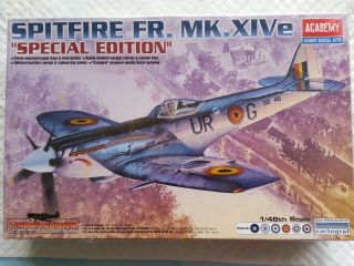 Spitfire Mk Xiv E Special Edition Model Kit,  In 1/48 Scale By Academy