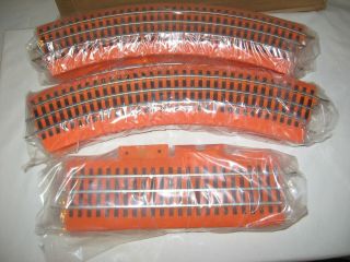 Lionel " Halloween " Orange Fastrack 60 " X 40 " Oval Track Pack W/ Plug - N - Play Sect