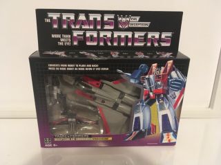Transformers Vintage G1 Walmart Reissue Decepticon Air Commander Starscream
