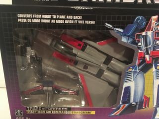 Transformers Vintage G1 Walmart Reissue Decepticon Air Commander Starscream 2