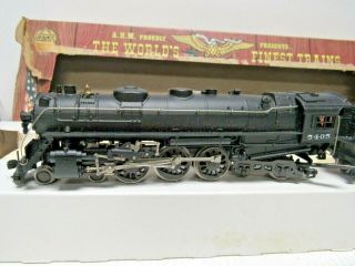 A.  H.  M Ho Scale Nyc " Hudson " York Central 4 - 6 - 4 Steam Engine & Tender 5405