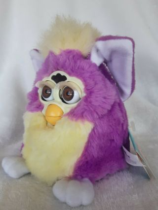 Furby Babies 1999 Model 70 - 940 Purple Yellow With Tag