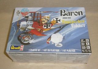 Revell The Baron Funfdecker Fokker Plane Model Kit Box