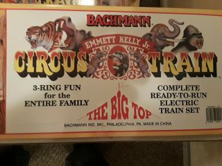 Bachmann Emmett Kelly Jr Circus Train Set The Ringmaster 90021 Complete G Scale