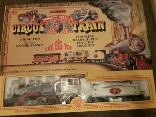Bachmann Emmett Kelly Jr Circus Train Set The Ringmaster 90021 Complete G Scale 4