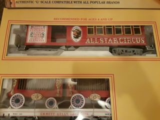 Bachmann Emmett Kelly Jr Circus Train Set The Ringmaster 90021 Complete G Scale 6