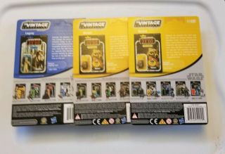 Star Wars Return Of The Jedi Wicket X 2,  Logray Unpunched hasbro vintage 2