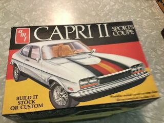 Vintage Amt Capri Ii Sportscoupe Build It Stock Or Custom Unbuilt Model Kit