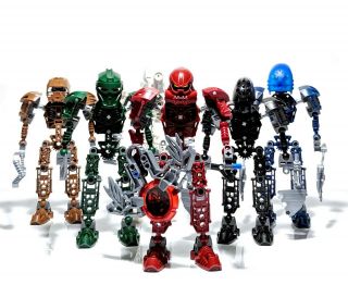 Lego Bionicle Toa Metru Complete Set Of 6: 8601 8602 8603 8604 8605 8606