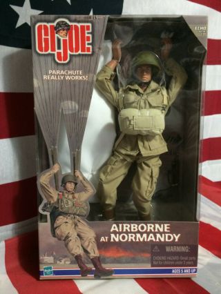 G.  I.  Joe By Hasbro 1999 " Airborne At Normandy " Parachute Really.