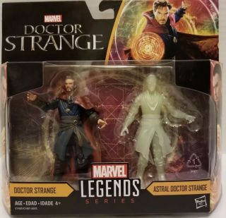 Doctor Strange & Astral Dr.  Strange Marvel Legend 3.  75 Figures 2 Pack Movie Rare