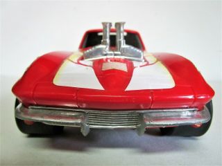 VINTAGE 10 inch long MATCHBOX CORVETTE STING RAY DRAGSTER BATTERY OPERATED CAR. 4