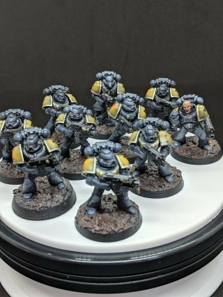 Warhammer 40k Space Wolves Tactical Squads Grey Hunters Well Painted