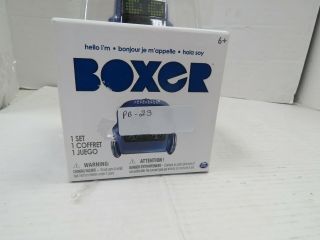Boxer,  Interactive A.  I.  Robot Toy (blue) With Remote Control,  Ages 6 & Up (pb23)