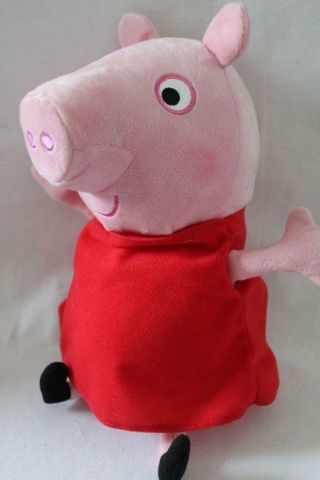 Abd Ltd Soft Stuffed Talking/oinking/laughing Peppa Pig Plush/toy Pink 12 " (o)