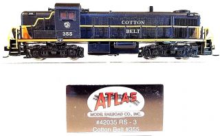 N Atlas 42035 Rs - 3 Cotton Belt Locomotive 355  Lnib