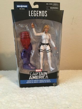 Sharon Carter 6 Inch Action Figure Marvel Captain America Legends Series Baf