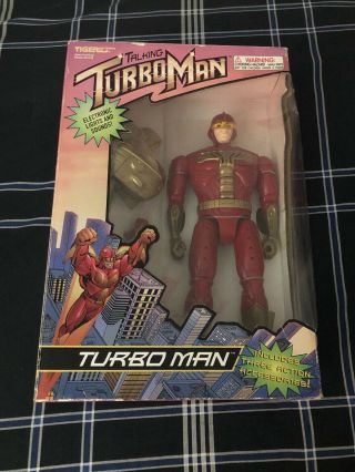 1996 Talking Turboman Deluxe Edition.  13.  5” Tiger Electronics