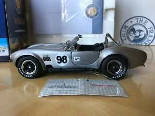 1966 Shelby Cobra 427 S/c In Aluminum By Franklin,  1:24 Scale,  B11yf05,