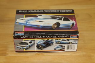 1/24 Monogram White Lightning Pro/street Firebird 2748 1987 Open Box Vintage