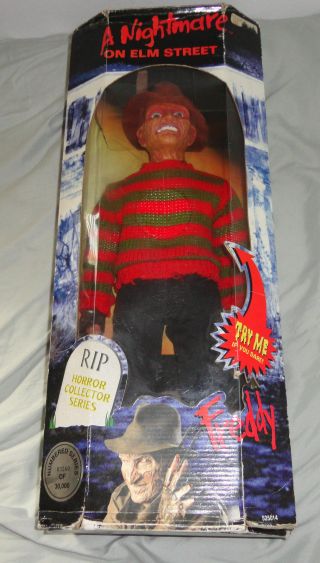 A Nightmare On Elm Street Talking Freddy Krueger Doll 18 " Rip Collector Series