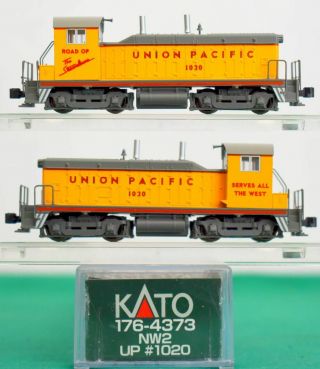 Union Pacific Up 1020 Nw - 2 Switcher Dcc Only Kato N 176 - 4374 S9.  5