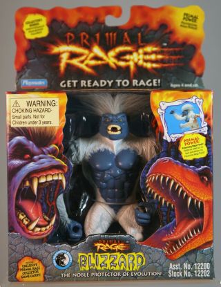 5 " Tall Blizzard Action Figure • Primal Rage • Playmates • 1994 •