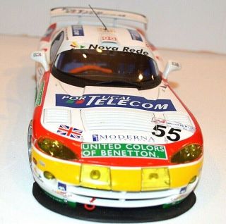 1:18 Scale Autoart Dodge Viper Gts - R Le Mans 1998 Benetton 55 Model 89823 R